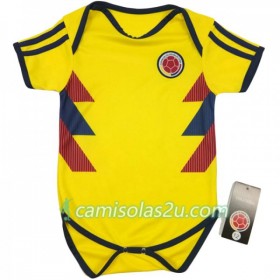Camisolas de Futebol Colômbia Mini Equipamento Principal Copa do Mundo 2018